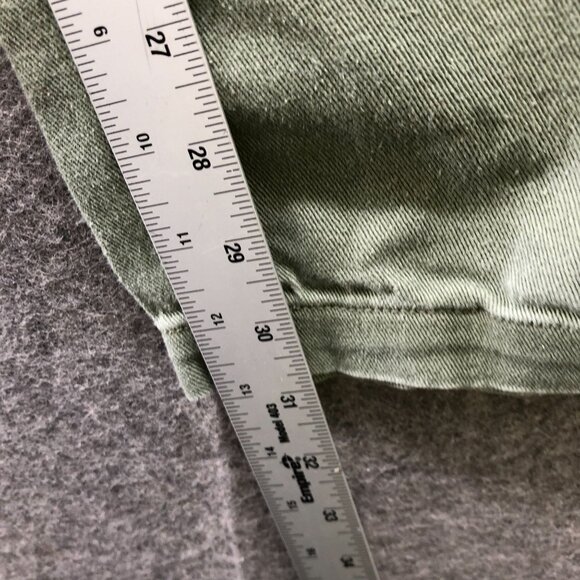 Urban Outfitters Cargo Jogger Pants Mens S Army Green Skinny Fit Stretch Pull On - Picture 7 of 9